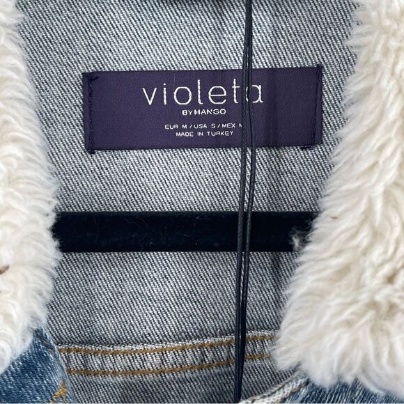 Violeta by Mango Embroidered Denim Jacket - Picture 7 of 11